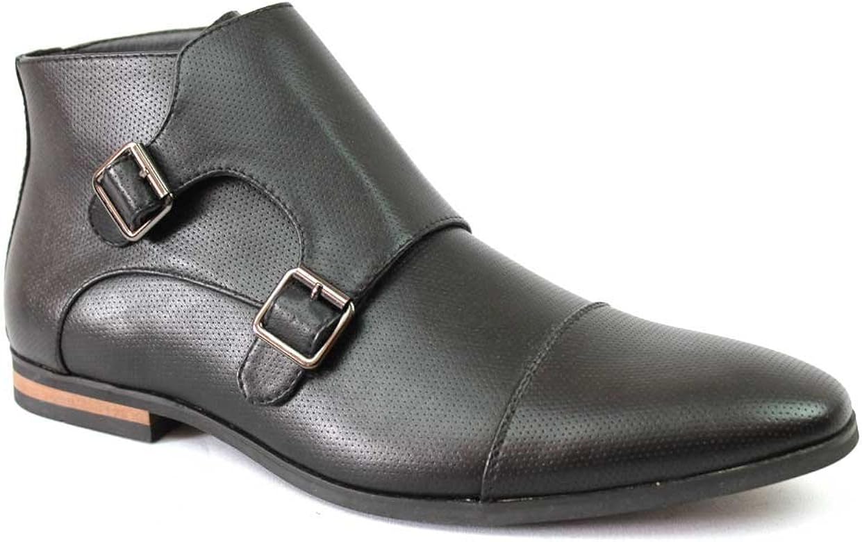 monk strap dress boots