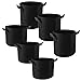 Poualss 6-Pack Thickened Grow Bags 3 Gallon, 5 Gallon Plant Grow Bags Non-Woven Aeration Fabric with Handles Growing Bags