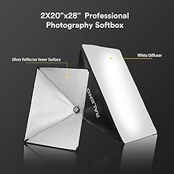 RALENO Softbox Lighting Kit, 20X28-Inch Softbox