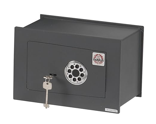 title=Domus DC/2 Casseforti a Muro e a Mobile con Serratura a Chiave e Combinatore, 10