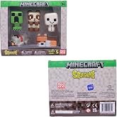 Just Toys &ndash; Minecraft SquishMe Series 5 Collector Box 5 Squishy Figures | 5 slow-rise squishies: Creeper, Panda, Snow Golem, Wolf, Fox. 2.5-inch each