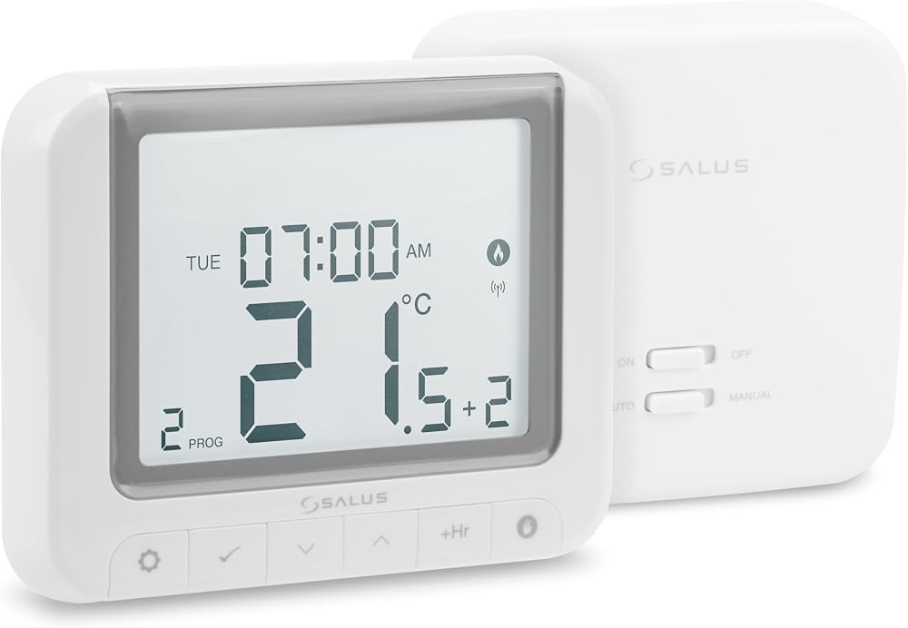 Salus RT520RF Wireless Thermostat Boiler Plus Compliant Digital Room Thermostat