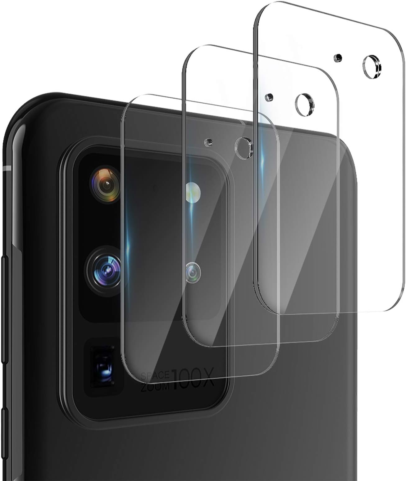 [ 3 Pack ]Screen Protector for Samsung Galaxy S20 Ultra Camera Lens Protector Tempered Glass, Camera Protector for Galaxy S20 Ultra 6.9inch