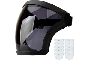 Erhabe Tooltekt Anti-Dust & Fog-Free Face Shield丨Face Shield丨 Anti-Dust & Fog-Free Face Shield丨Face Shield For Grinding And Cutting Full Face Shield (Colored)