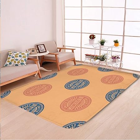 Amazon Com Home Decor Bathroom Wc Rug Living Room Carpets Door Mat Indoor Rugs Michigan Seamless Pattern Badge Backdrop Bedroom Floor Mats Garden Outdoor