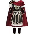 yolsun Boys Roman Soldier Costume Kids Warrior Knight Costume Brave Medievel Gladiator Halloween Cosplay