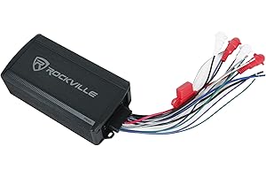 Rockville PS40 4 Channel ATV/UTV/Motorcycle Bluetooth Amplifier IP65 Micro Amp