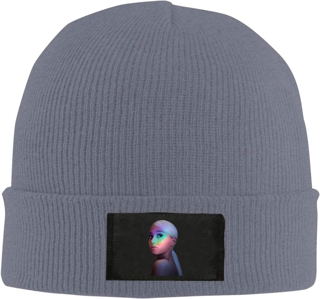 Ari_ana Gra_nde Beanie Hat Winter Warm Knit Skull Hat Cap for Mens/Womens