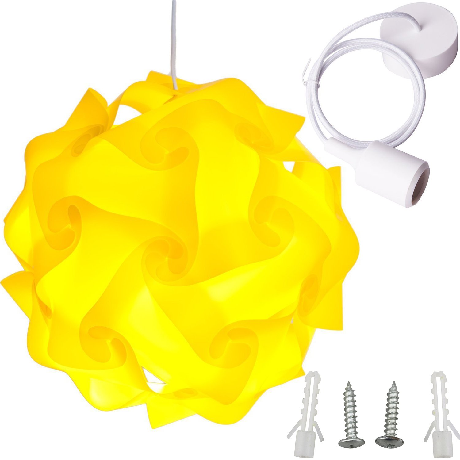 Lightingsky Ceiling Pendant DIY IQ Jigsaw Puzzle Lamp Shade Kit With 40