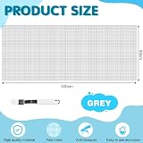 BUZIFU Window Screen Mesh 90x500cm Fiberglass Insect Net Grey view 2