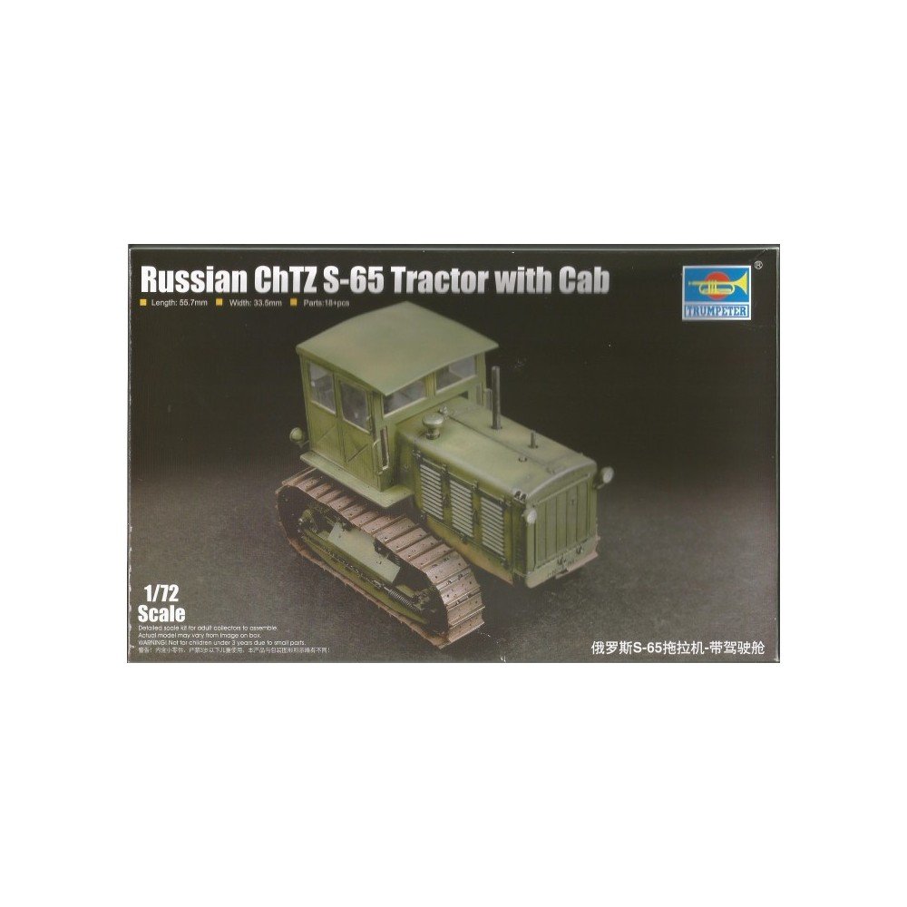 Trumpeter 1:72 - ChTZS-65 Russian Tractor with Cab