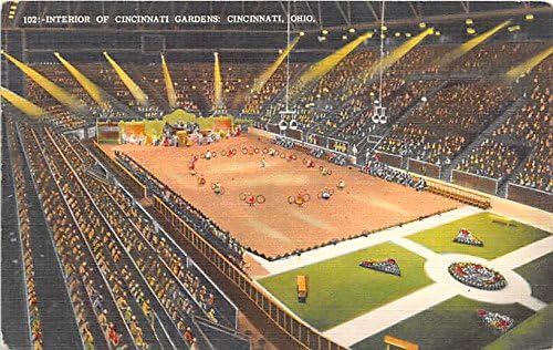 Interior Of Cincinnati Gardens Cincinnati Ohio Oh Usa Old Vintage Football Postcard Post Card At Amazon S Entertainment Collectibles Store