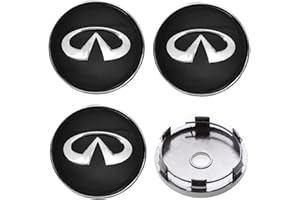 4Pack Wheel Center Caps for Infiniti QX50 Q50 Q70 Q70L Q60 QX60 QX80 EX25 EX35, ABS Wheel Rim Hubcaps Hub Cover, 60mm/2.36 In