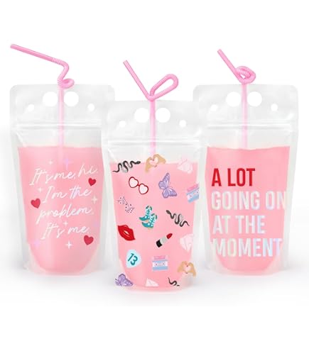 Xo, Fetti Era‘s Party Weiße Pappbecher 24 Stück – 340 Ml, Mit Bunten Symbolen, Für Konzerte, Junggesellinnenabschiede, Geburtstage
