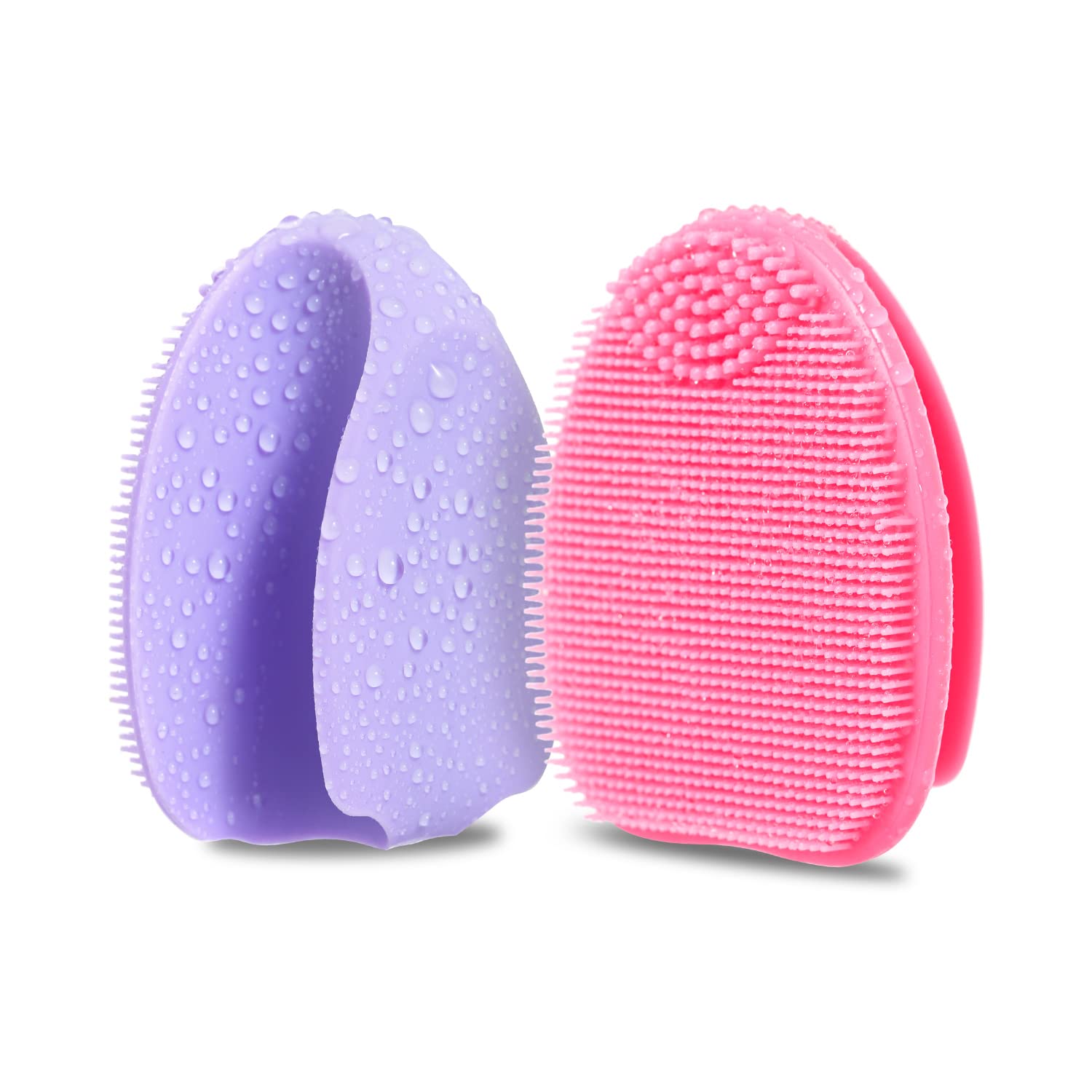 Photo 1 of Silicone Face Scrubber,2 Pack Face Scrubber for Women Men, Facial Cleansing Brush Face Exfoliator Scrubber Brushes for Facial Cleansing Exfoliating Blackhead Remover Acne Pore Face Massaging