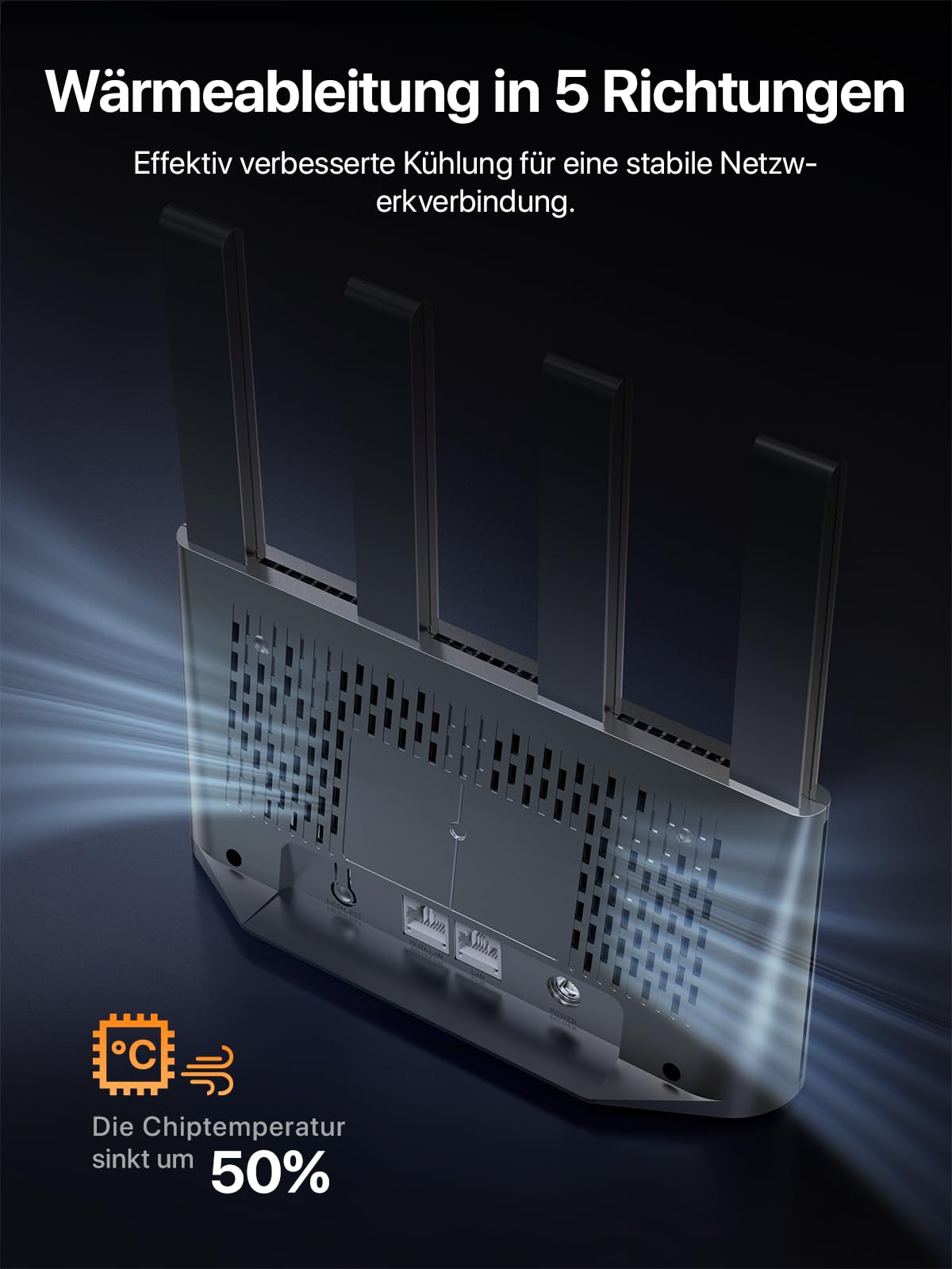 Tenda 4G08 LTE Router,4G+ Router unterstützt SIM Karten,4G+ Cat6 bis zu 300Mbps, WLAN Dual-Band AC1200, 4 x Externe Antennen,Gigabit-LAN/WAN-Anschlüsse, OpenVPN, MU-MIMO,Mesh Wi-Fi+, Plug & Play 6