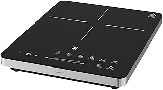 WMF Kult X Einzel- Induktionskochfeld (2200 W, bis zu 28 cm, 1 Kochfeld, 8 Leistungsstufen, Topferkennung, Touch-Display, Glaskeramik, Timer-Funktion)