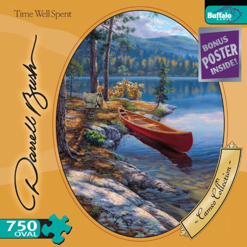 Buffalo Games Oval Cameo: Bush - Time Well Spent