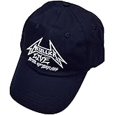 Rock Off officially licensed products Men's Metallica Live Baseball Cap Navy Blue