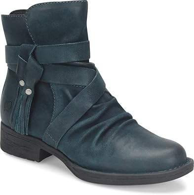 born blue suede boots