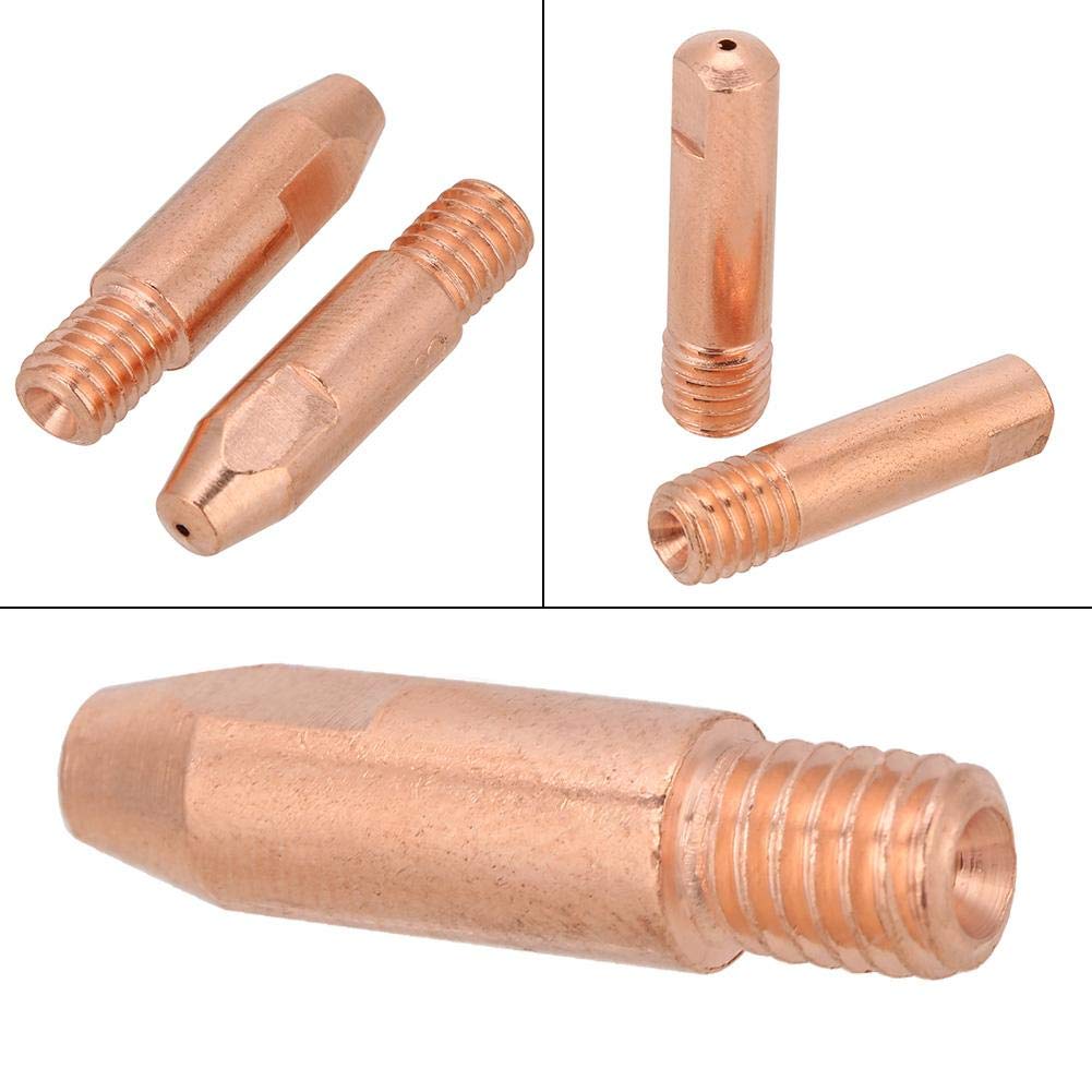20Pcs M6 Copper Contact Tips for Euro Style Binzel 24KD MIG/MAG Welding Torch Gas Nozzle Tip Holder Accessaries(1.0) - Image 4