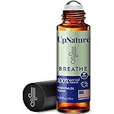 UpNature Breathe Essential Oil Roll On Blend – Natural Breathing Support - Premium Quality Essential Oils for Skin - Pure Ble