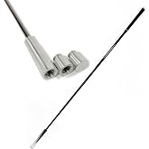 KeGOLF 3 in 1 Weight Changeable Golf Swing Speed Training Stick, Overspeed Golf Swing Speed Trainer, Mens, Golf Swing Speed Training System Tempo, Rhythm, Warmup