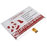 waveshare 7.5inch E-Paper E-Ink Raw Display Compatible with Raspberry Pi 4B/3B+/3B/2B/B+/A+/Zero/Zero W/WH/Zero 2W Series Boards 800&times;480 Pixels Three-Color with SPI Interface Without PCB