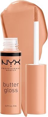 NYX Butter Gloss Fortune Cookie 13 Lip Gloss, Cruelty Free, Moisturizing