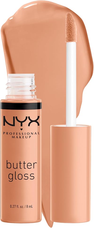 NYX Butter Gloss Fortune Cookie 13 Lip Gloss, Cruelty Free, Moisturizing