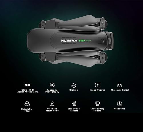 HUBSAN Zino Pro Plus Drone with 4K UHD Camera 3-Axis Gimbal GPS
