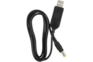 Replacement USB Charging Cable for 120W Car Vacuum Cleaner R6053, Heavy Duty Power Cord Wire for Household and Auto Cleaning 