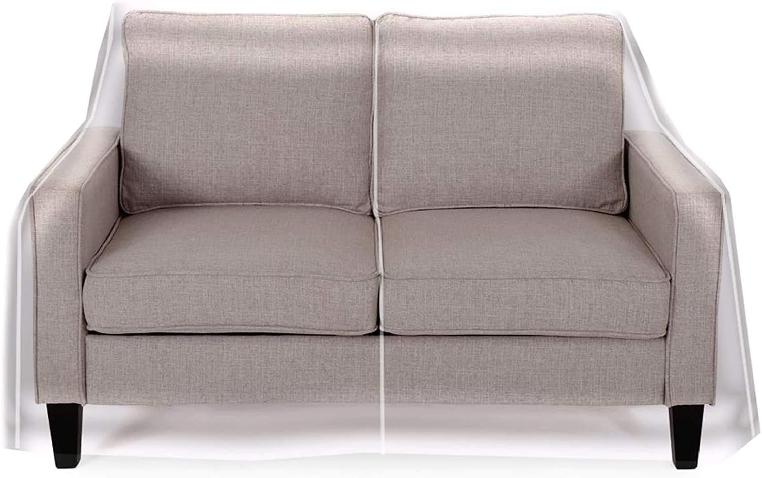 Slipcovers - LAMINET Deluxe Heavy-Duty Crystal-Clear Furniture Protectors Protects Dust, Dirt, Spills, Pet Hair and Dander, Paws and Claws Sofa-36”RH x 18