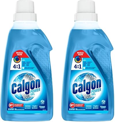 Calgon 4-in-1 Gel 750ml Pack of 2 Washing Machine Cleaner & Water Softener