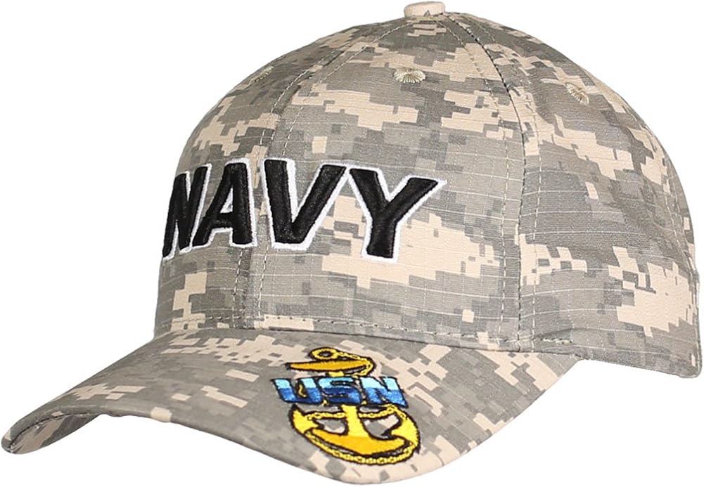 navy digital camo hat