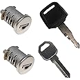 2 Pack Lock Cores for Yakima SKS Car Roof Rack System Components, Includes 2 Cylinders Cores, 1 Opening Keys, and 1 Control Key (2 Pack)