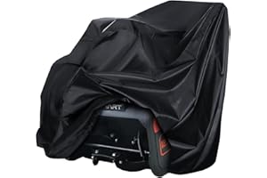 Tobaiwind 726015 Snow Blower Cover Fit for Most Electric Two-Stage 26-in Housing or Larger Snowblower Waterproof Dust All Weather Premium Snow Blowers Cover