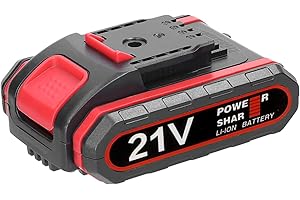 AUNMAS 21V Rechargeable Lithium Battery, Replacement Battery with 1300mAh 5 Cells, Multiple Protections and Shockproof Design