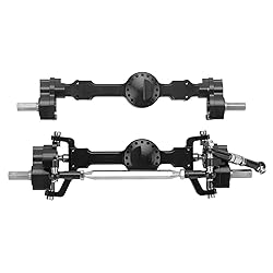 Dilwe RC Front Axle Rear Axle Set, 146MM/5.75inch