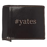 #yates - Soft Hashtag Cowhide Genuine Engraved
