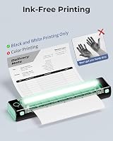Phomemo M08F Portable Thermal Printer Bluetooth Inkless A4 Mobile view 4
