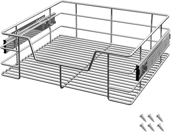 Deuba Cajón telescópico Bandeja de Metal extraíble 60cm Organizador