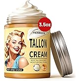 Venrock Beef Tallow Honey Face Balm with Hyaluronic Acid & Niacinamide - Whipped Moisturizer for Dry, Sensitive Skin 3.5oz