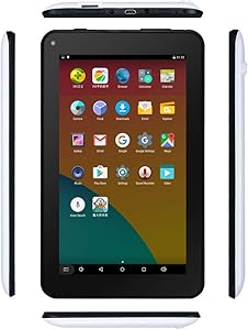 Haehne 7 inch Tablet, Android 6.0, Quad Core Processor, 1G RAM 16GB Storage, Full HD Display, Dual Camera, FM, WiFi Only, Bluetooth, White