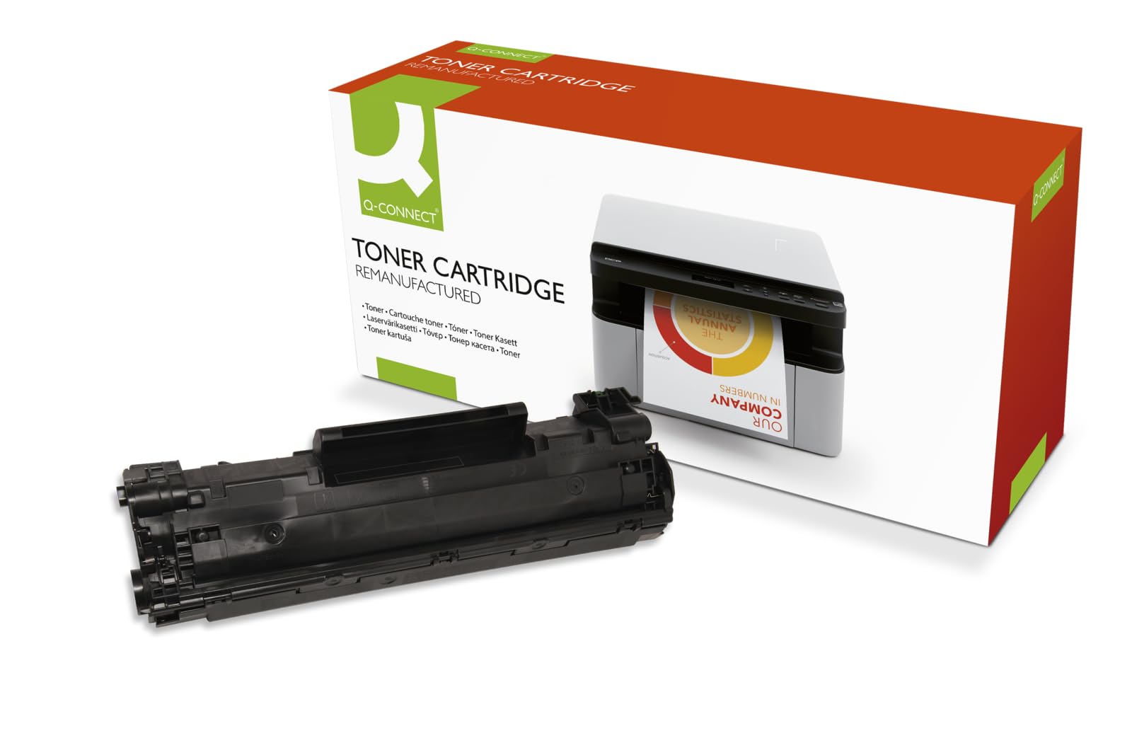 Q-Connect Compatible Solution Canon 728 Toner Black 3500B002-COMP