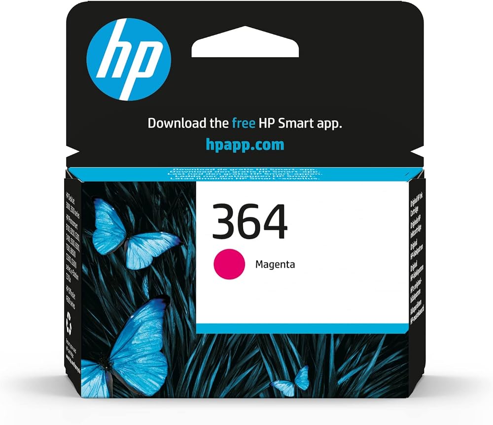 HP 364 CB319EE Original Magenta Ink Cartridge Single Pack 300 Pages