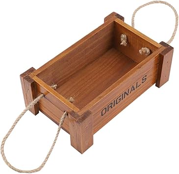 Amazon Com Bonsai Wooden Desktop Storage Holder Rectangular