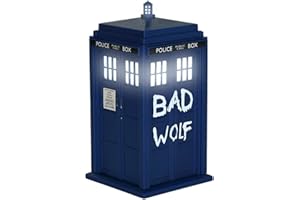 Doctor Who Bad Wolf Tardis Wireless Bluetooth Speaker Plays Music, Lights Up, Accurate Sounds Effect...