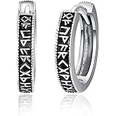 Small Hoop Earrings for Men Women 925 Sterling Silver Huggie Earrings Men Hypoallergenic Earring for Sensitive Ears