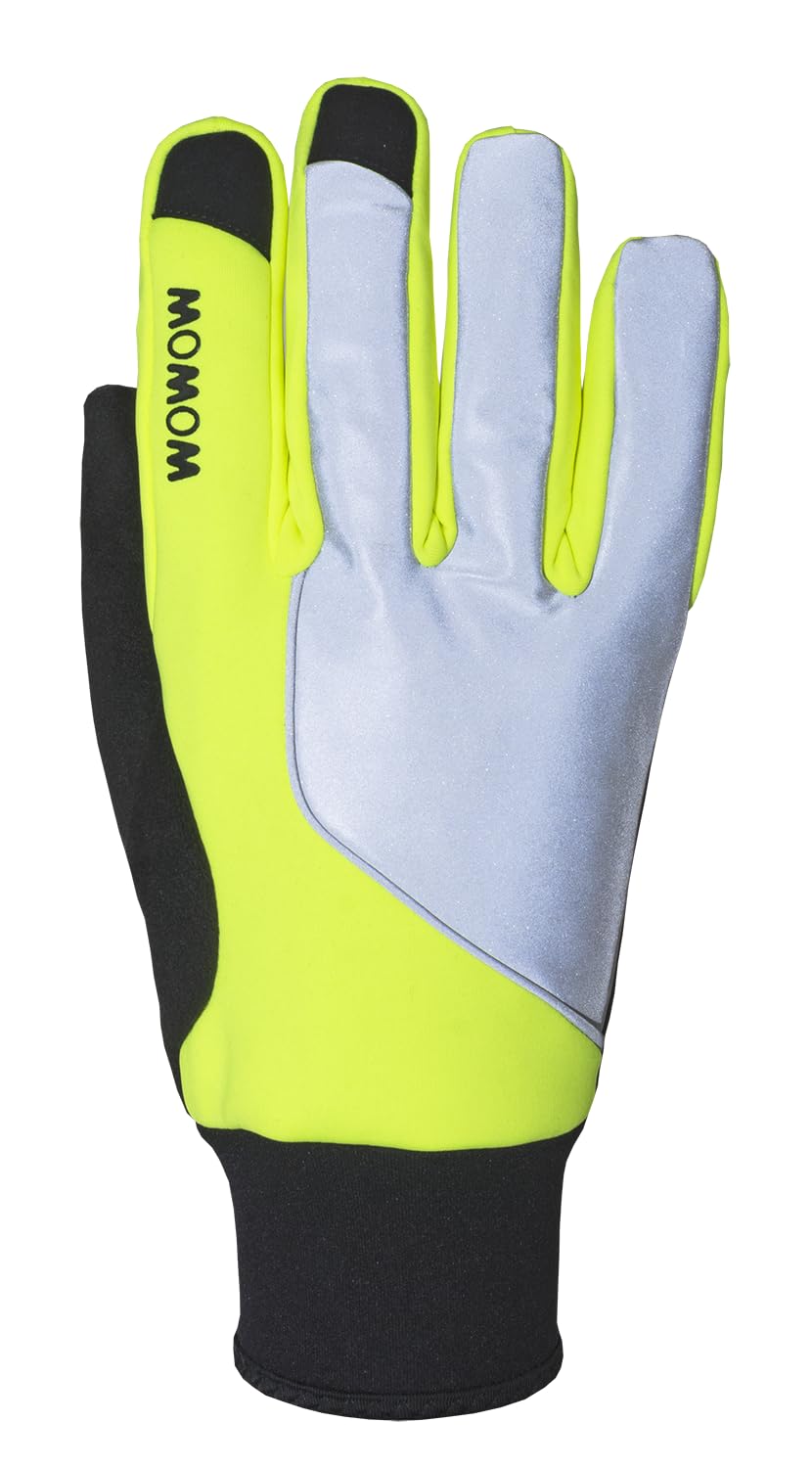 Wowow Wetland Unisex Gloves, Grey/Yellow, L — image 1